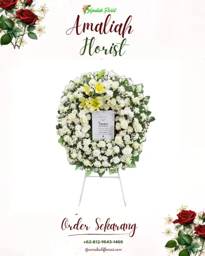 Krans Bunga Duka Cita di Karangkemiri