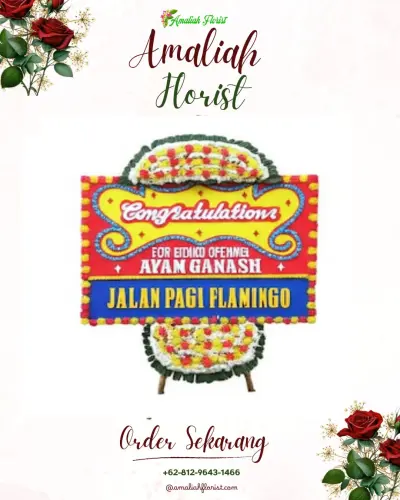 Bunga Papan Congratulation di Karangkemiri